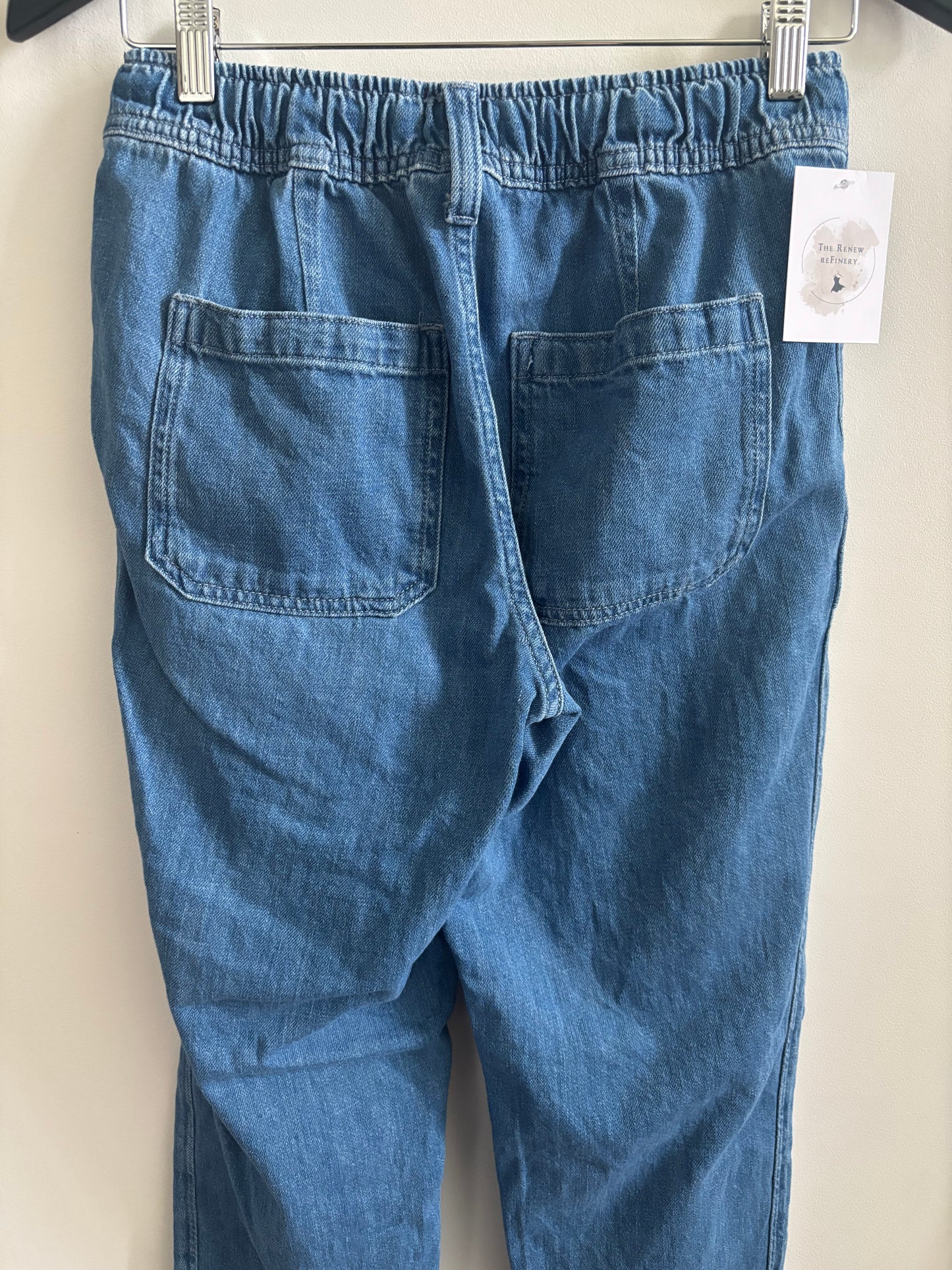 Gap Mid Rise Denim Utility Jeans | XS (relaxed fit)