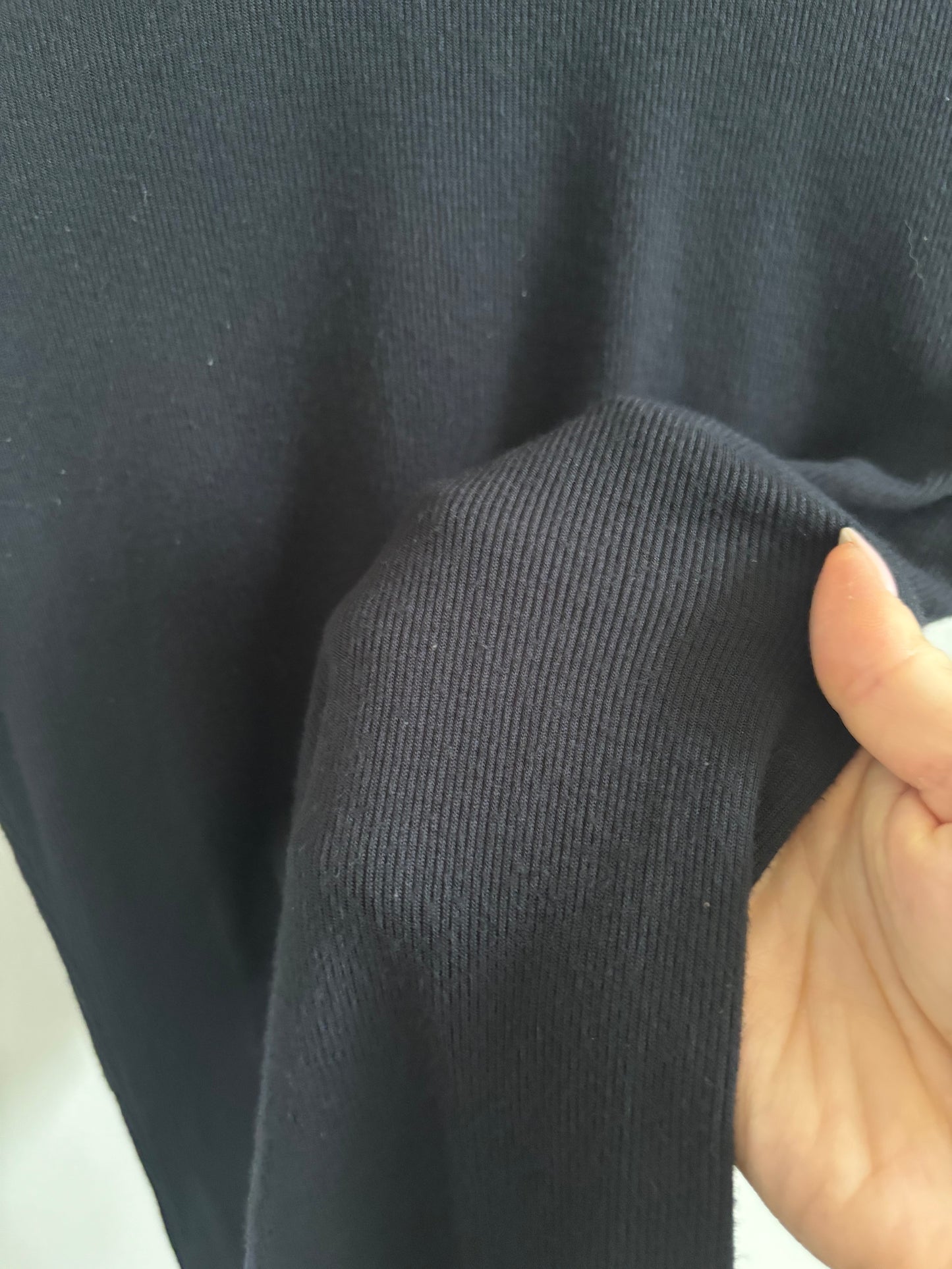 Babaton/Aritzia Gonzalo Ribbed Hip Top | Small