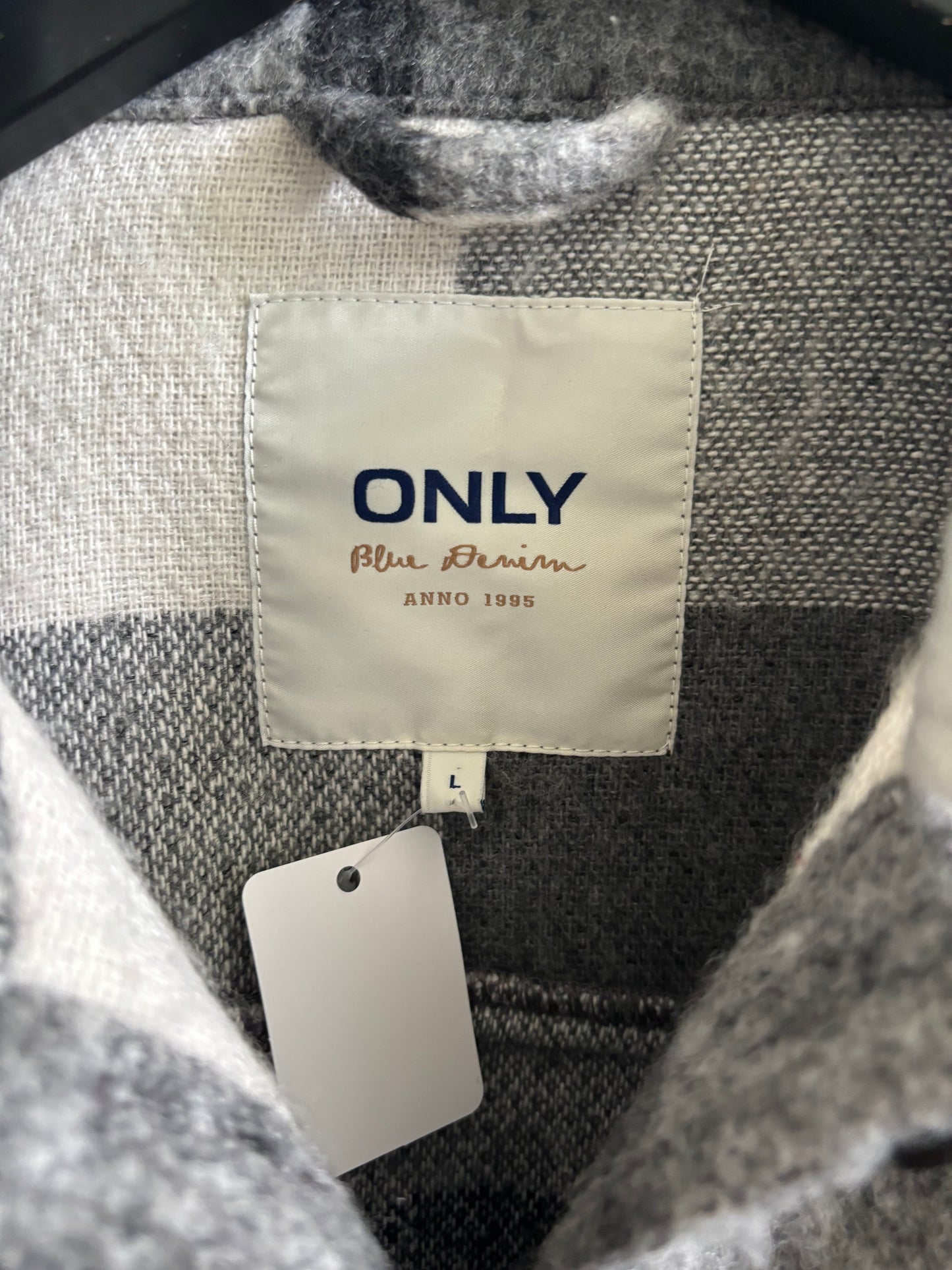 Only Plaid Shirt Jacket | Large