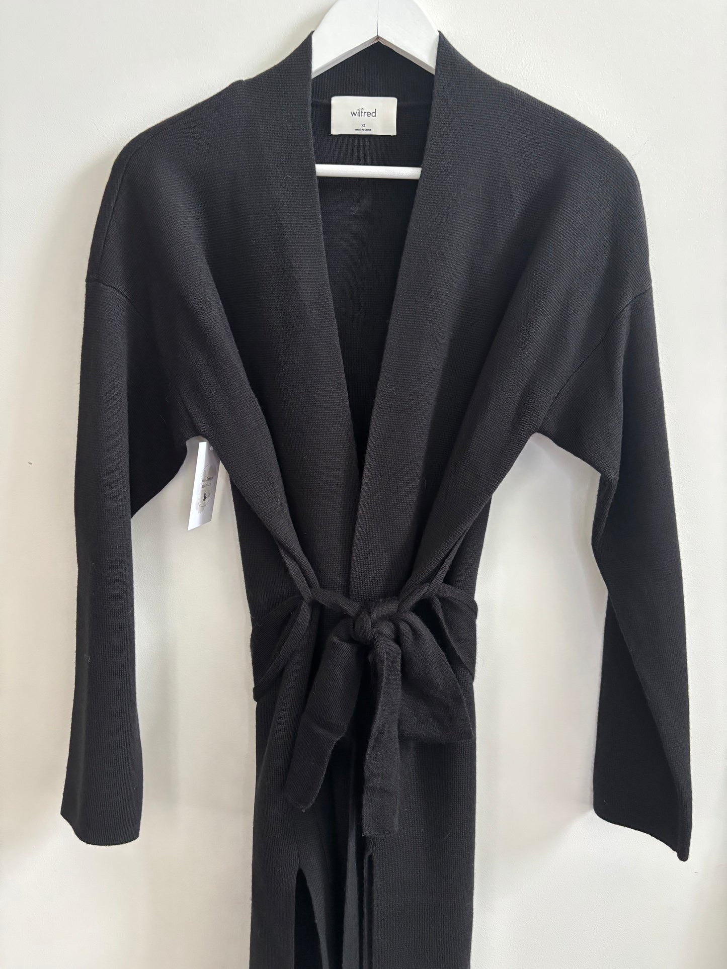 Wilfred/Wilfred Belted Ty Cardigan Duster | XS (note flaw)