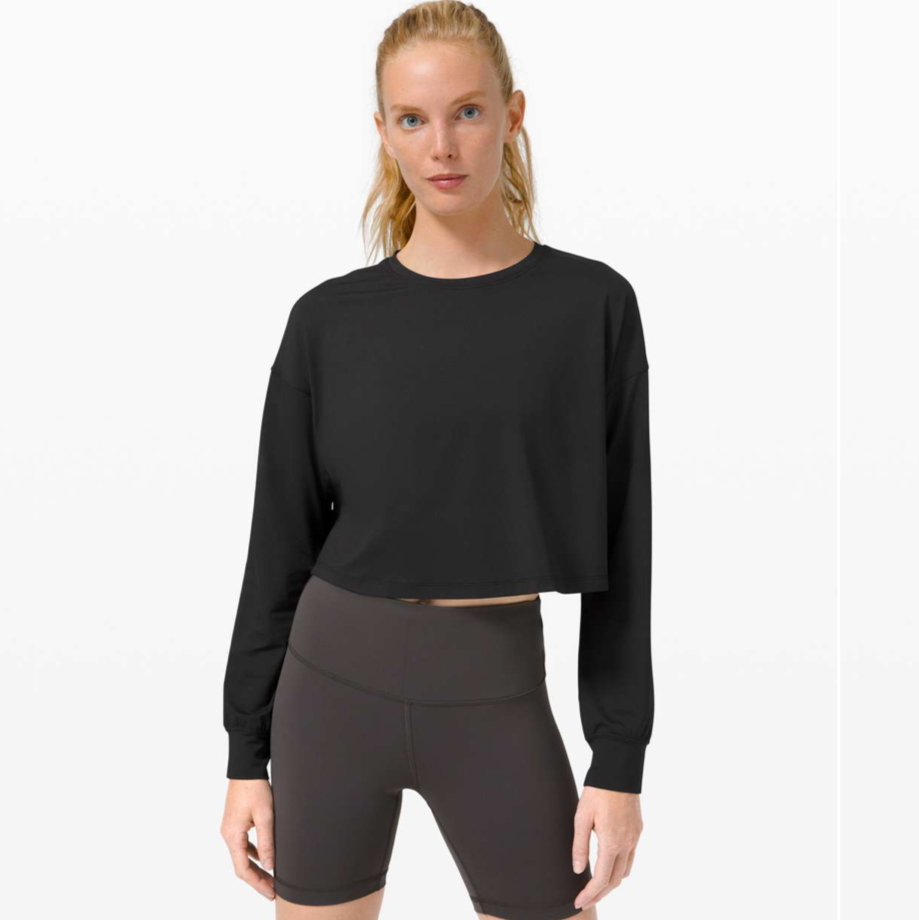 Lululemon Muscle Love Long Sleeve Crop | S-M