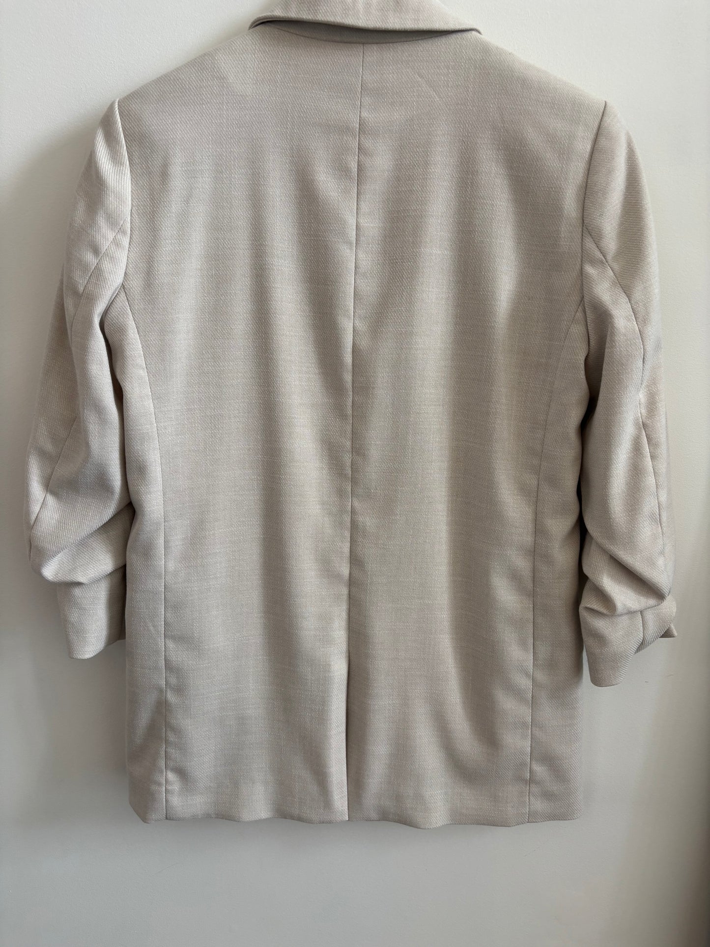 H&M Beige Open Blazer | Small (O181L4)
