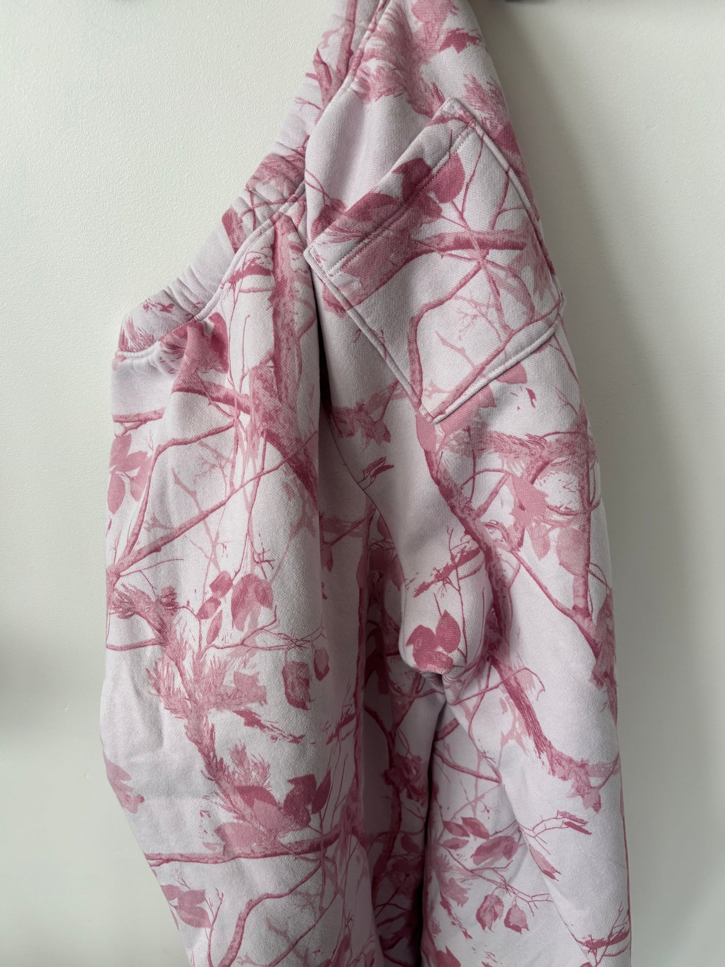 A&F High Rise Sunday Baggy Sweatpant in Pink Camo | Sz XS