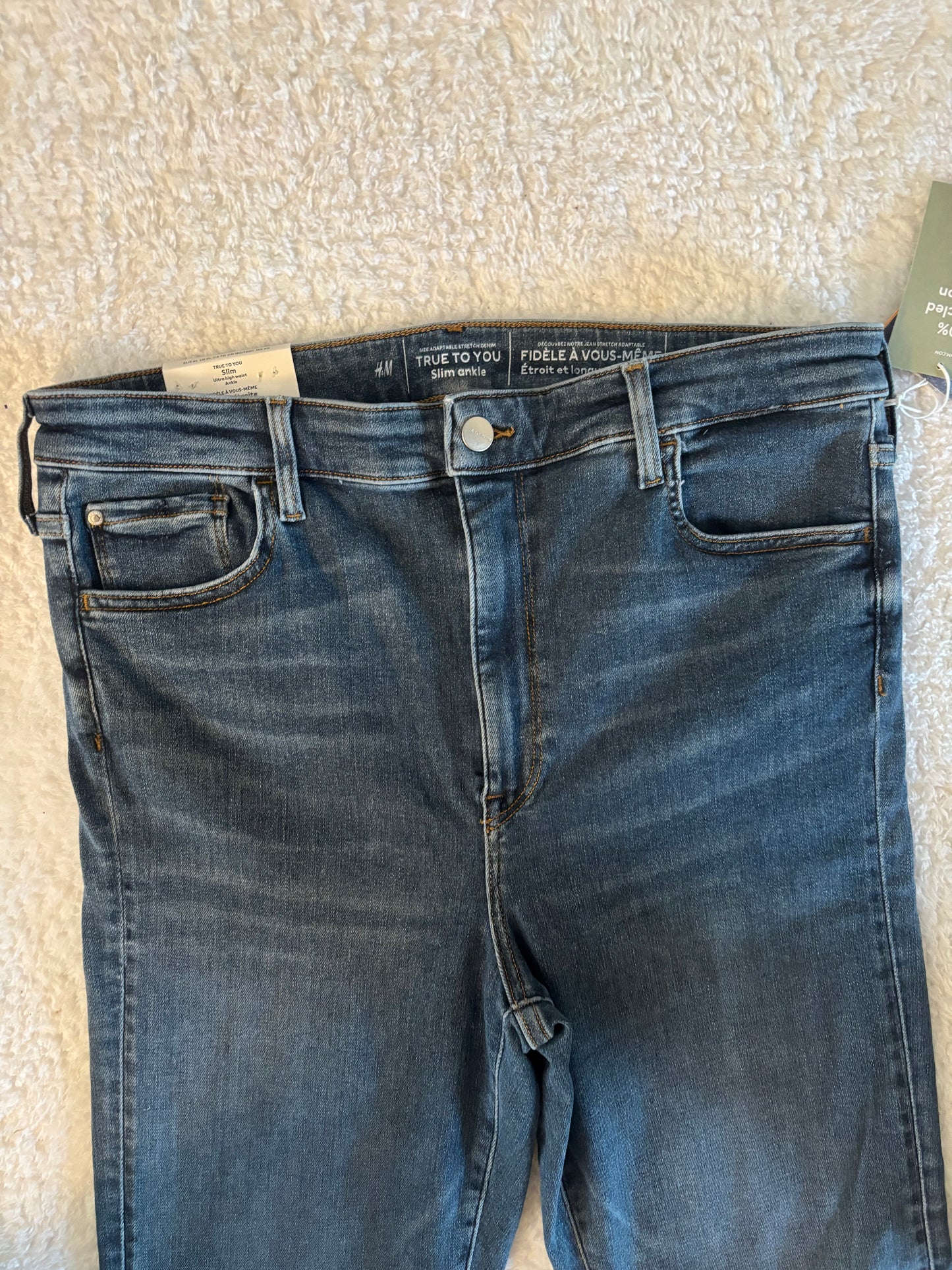 H&M "True to You" Slim Stretch Denim | XL NWT(N09N18)