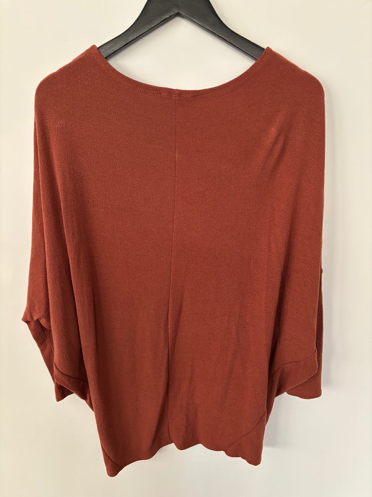 Jolie All Day Slouch Top Sweater in Cognac | Medium (N61S20)