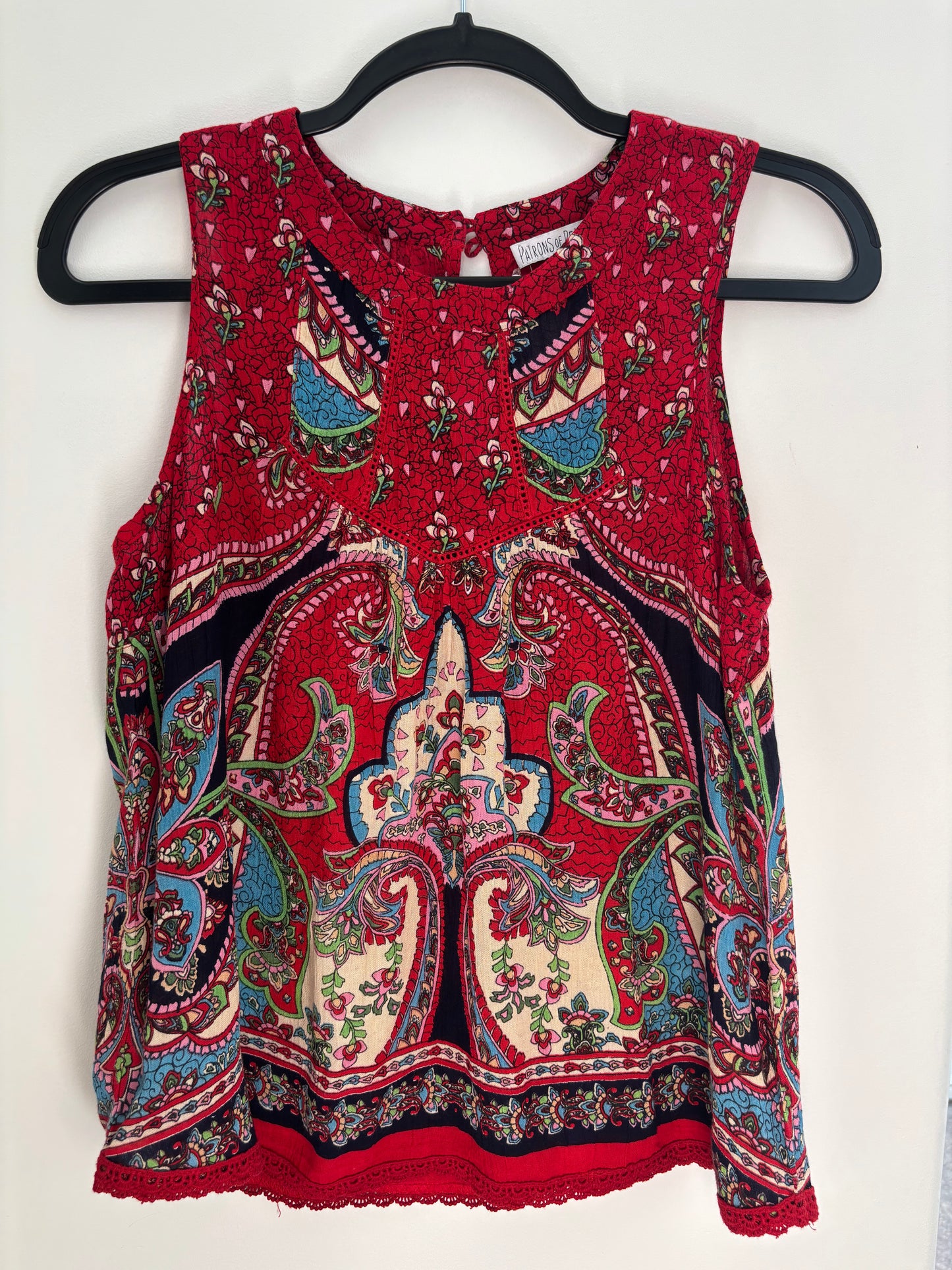 Patrons of Piece Paisly Tank |XS (fits a small)
