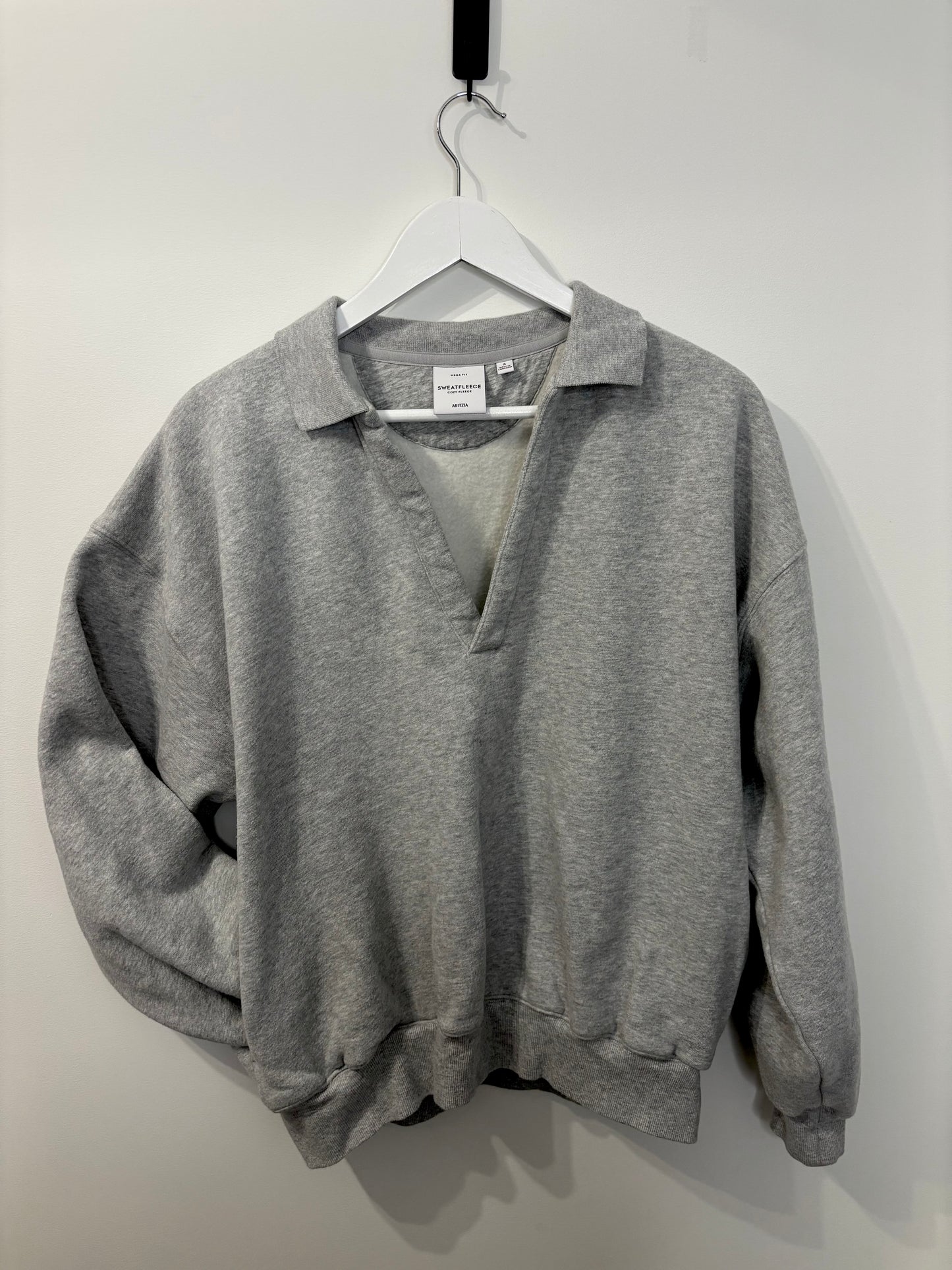 Aritzia MEGA FIT Polo Sweatfleece / Cozy Fleece | Small (fits also medium)