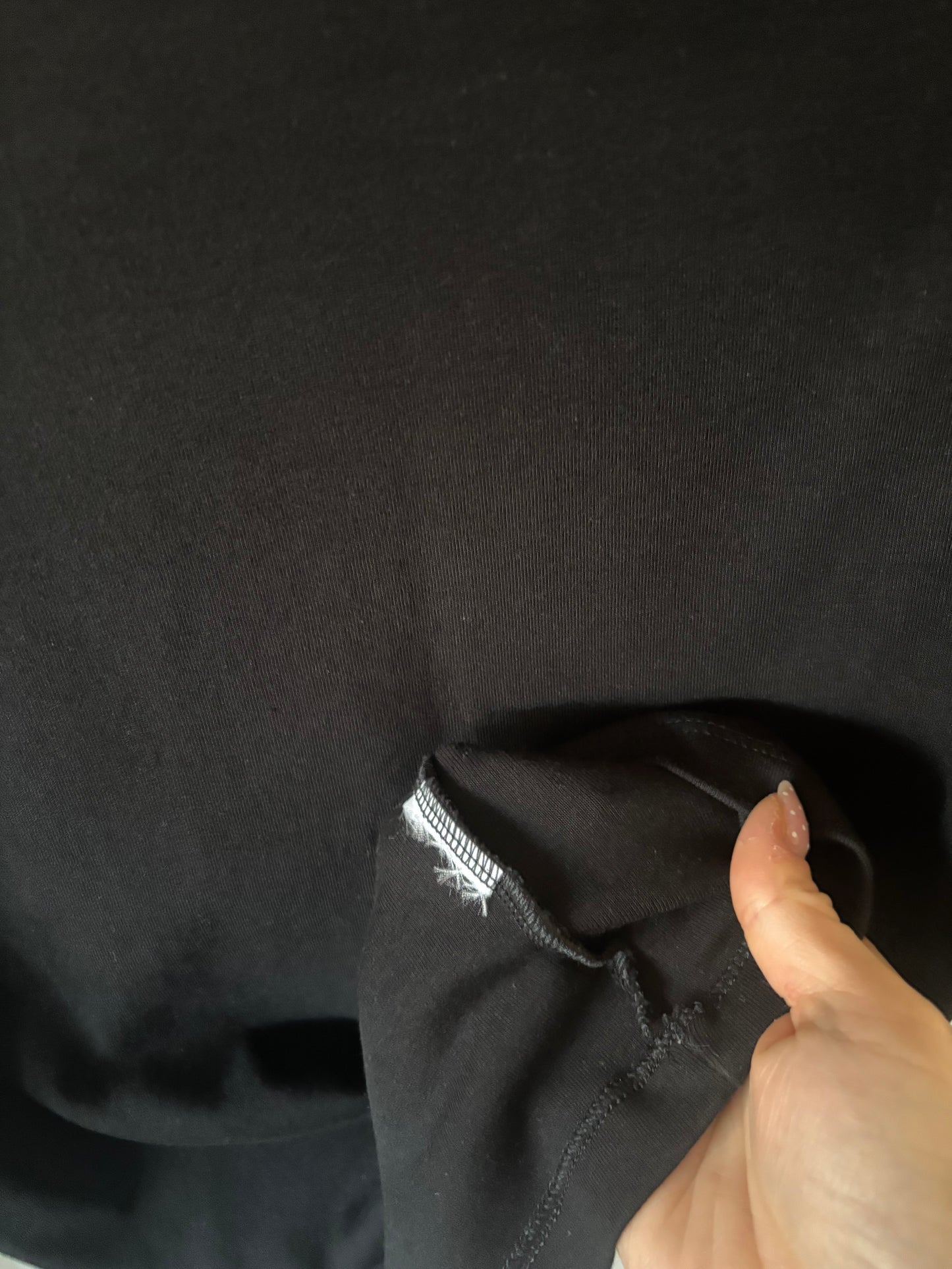 Gap Boatneck Black Modern Tee | Large (N80N19)