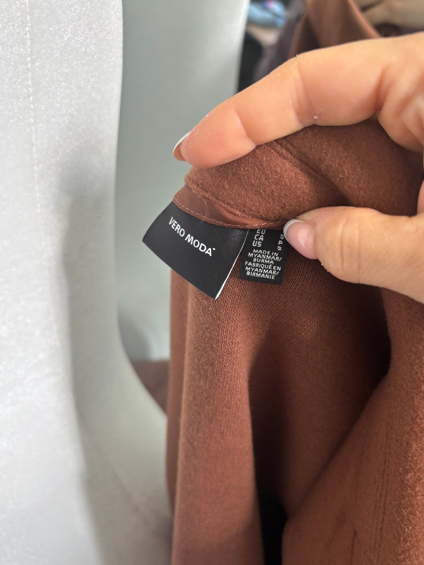 Vero Moda Mid-Thigh A-Line Coat | Small