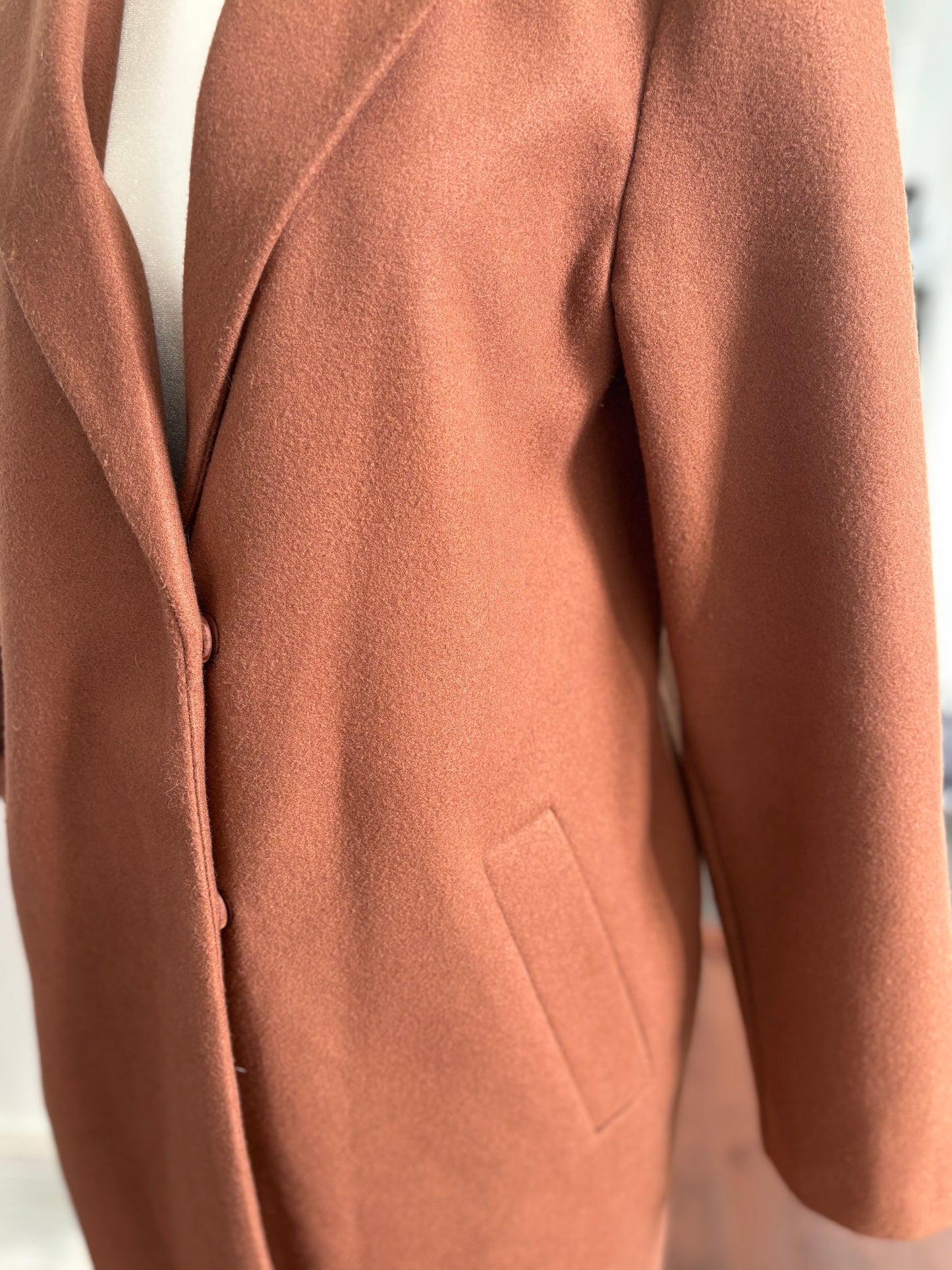 Vero Moda Mid-Thigh A-Line Coat | Small
