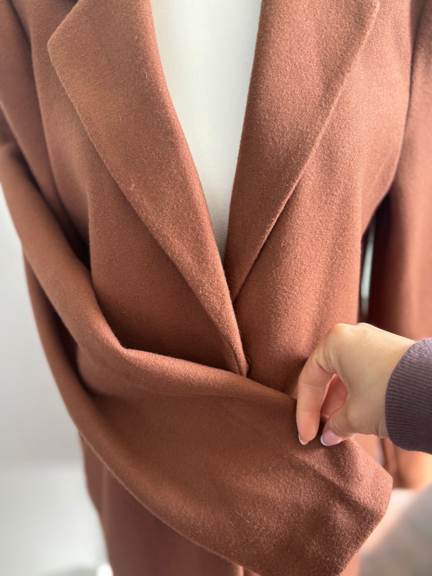Vero Moda Mid-Thigh A-Line Coat | Small