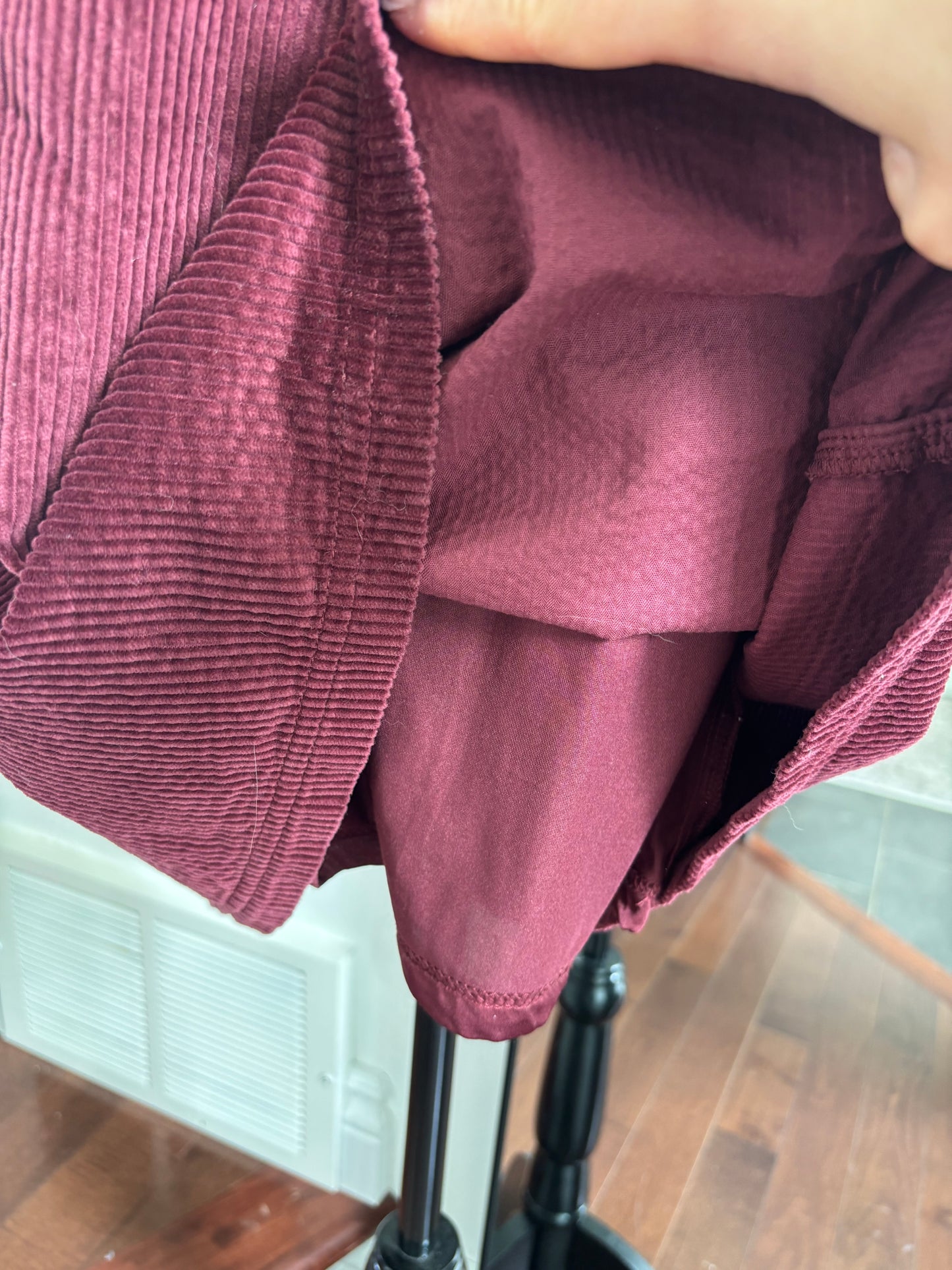 American Eagle Corduroy Dress Dark Red | Medium