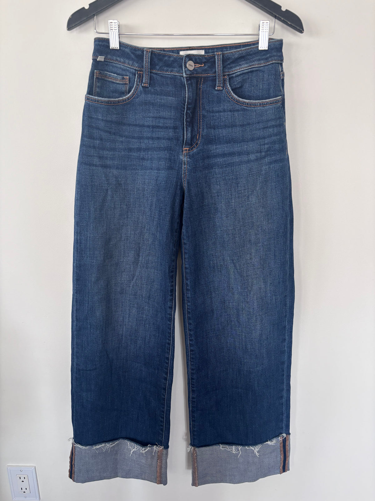 CEROS Wide Leg Cuffed Jeans | Sz 27
