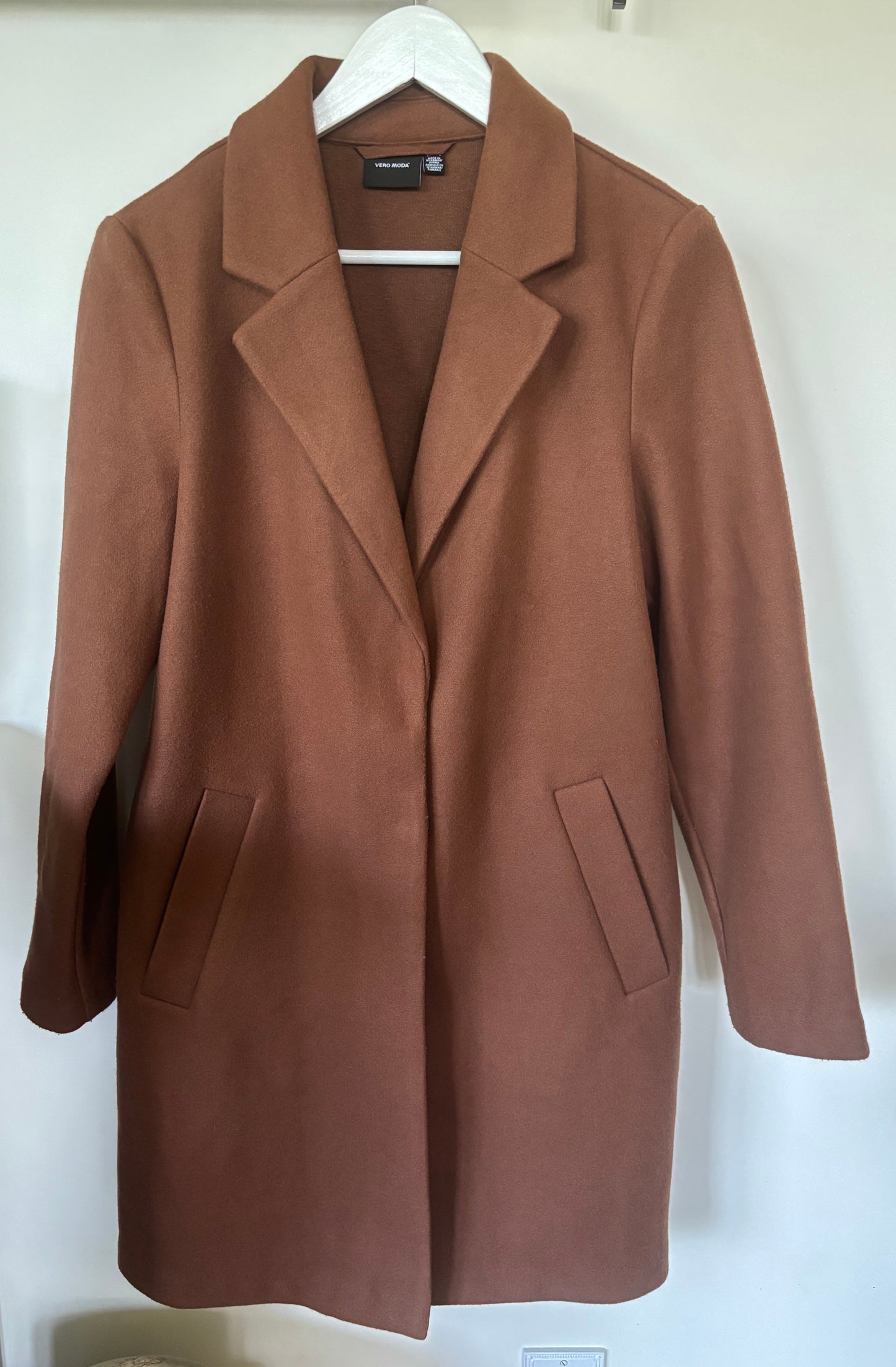 Vero Moda Mid-Thigh A-Line Coat | Small
