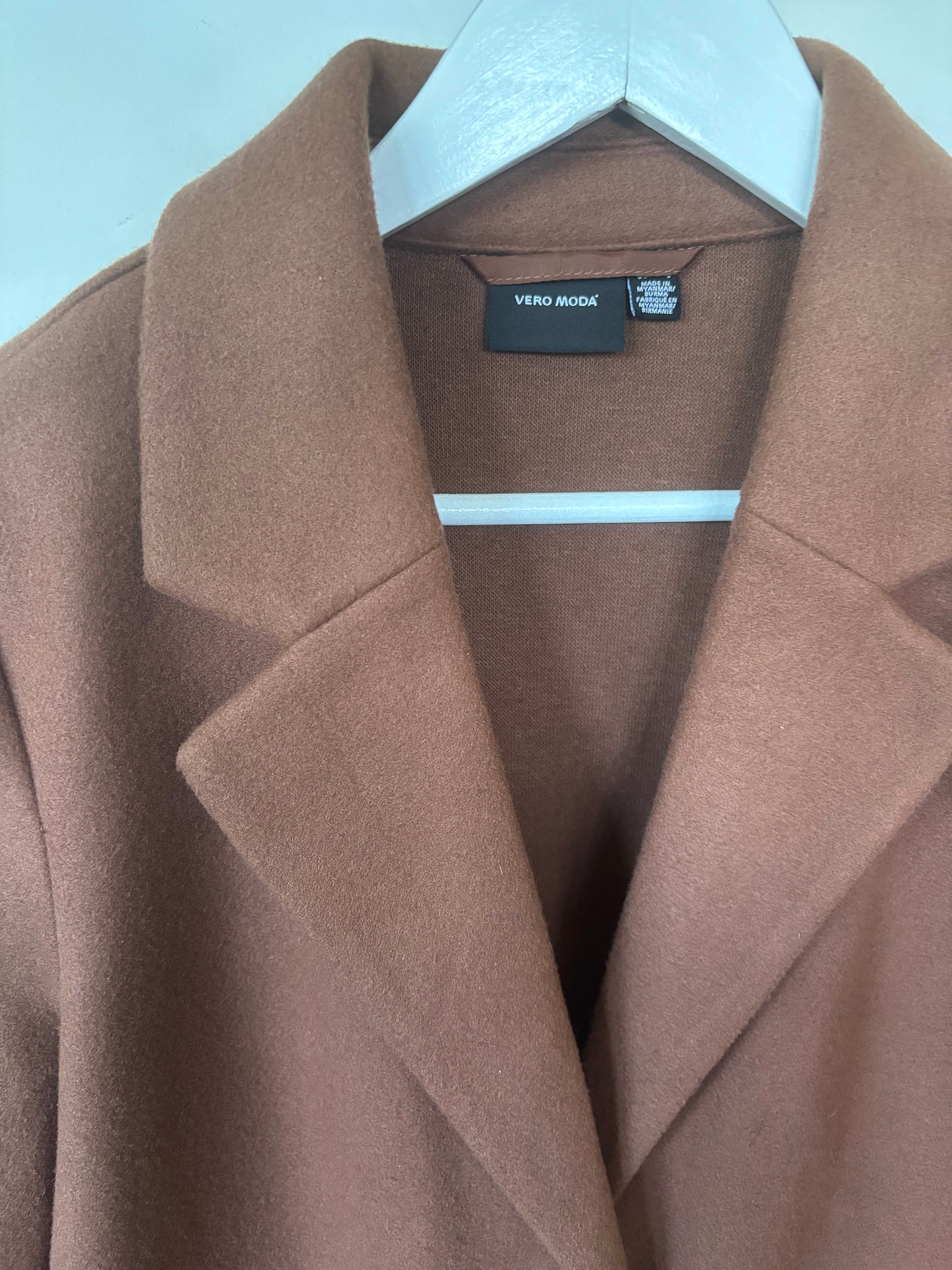 Vero Moda Mid-Thigh A-Line Coat | Small