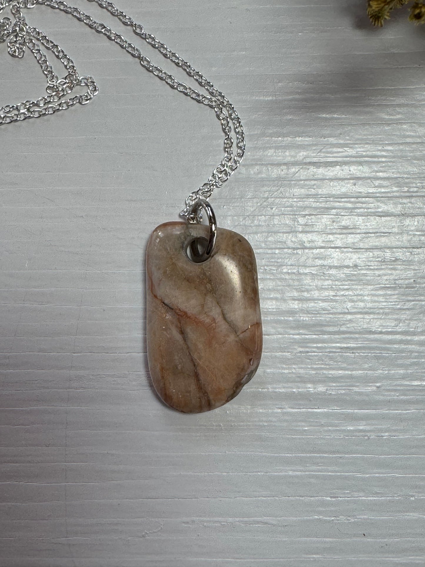Lakeshore Rock Pendant Necklace
