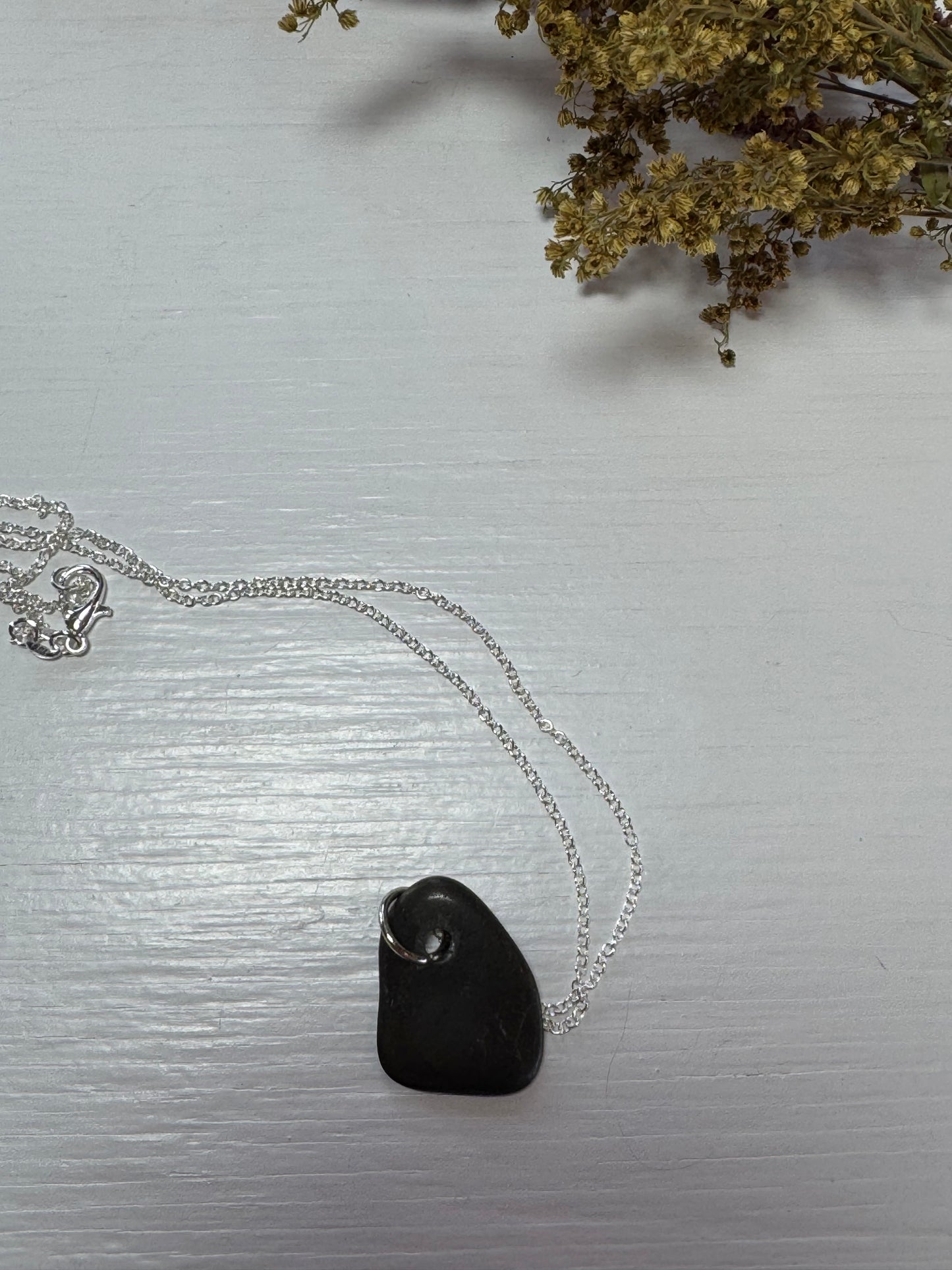 Lakeshore Rock Pendant Necklace