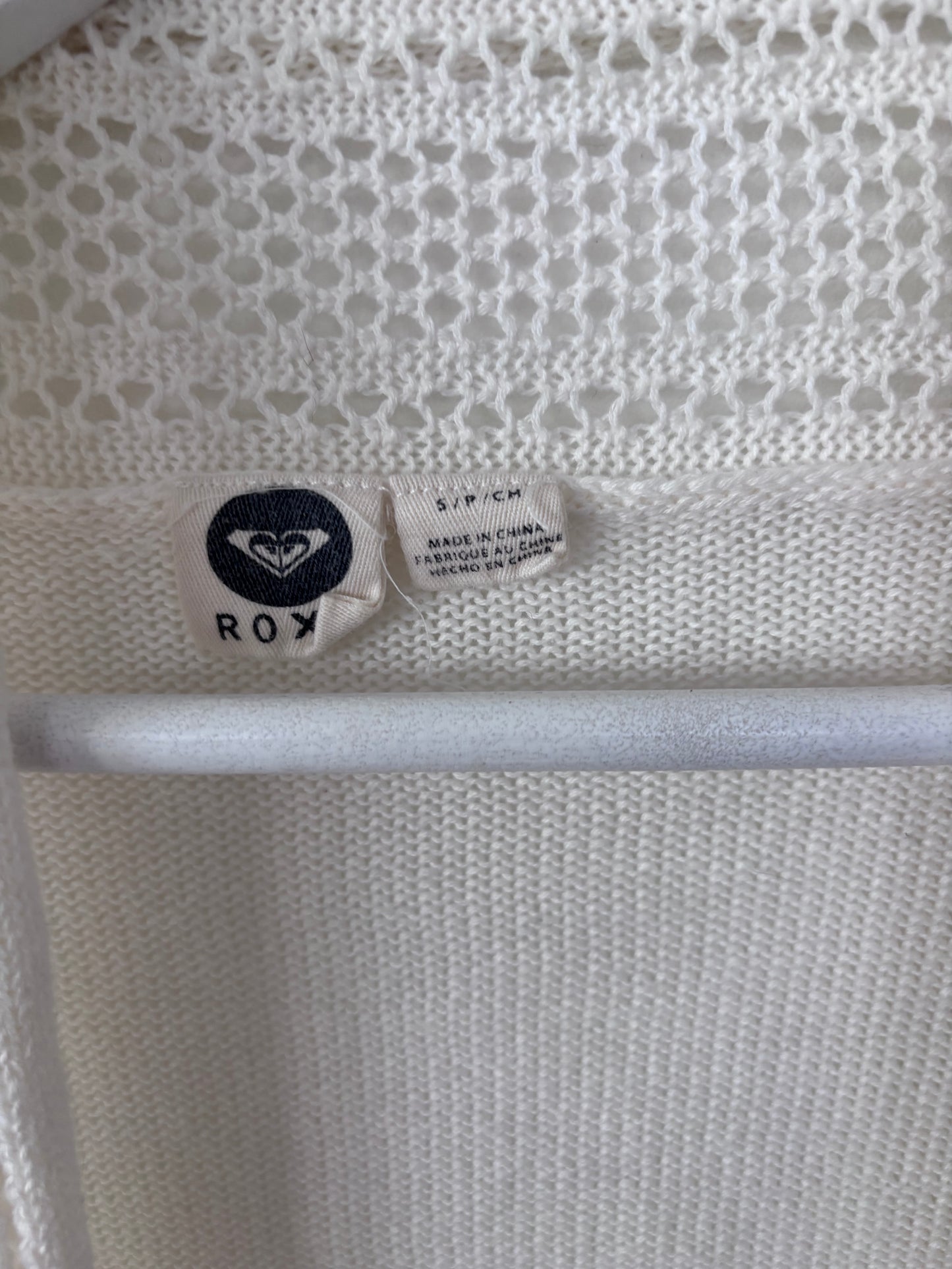 Roxy White Cardigan | Sz Small