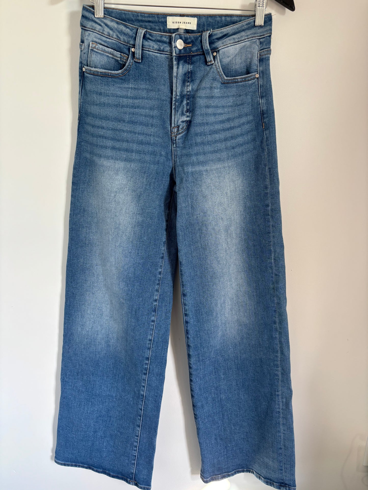 Risen Cece Wide High Rise Jeans | 7(28) Long Uncuffed