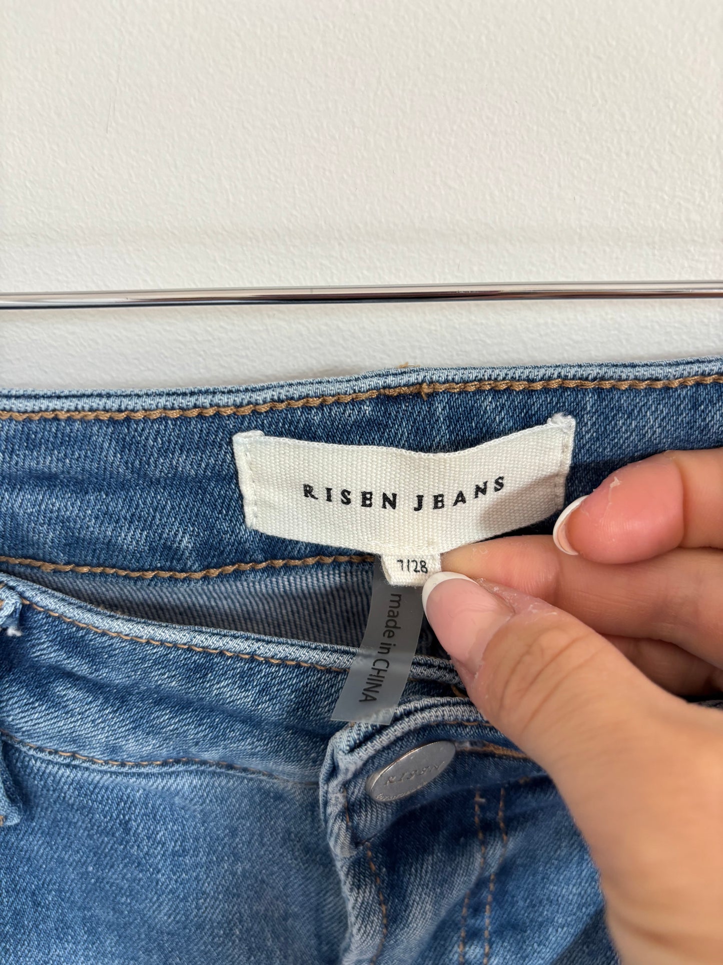Risen Cece Wide High Rise Jeans | 7(28) Long Uncuffed