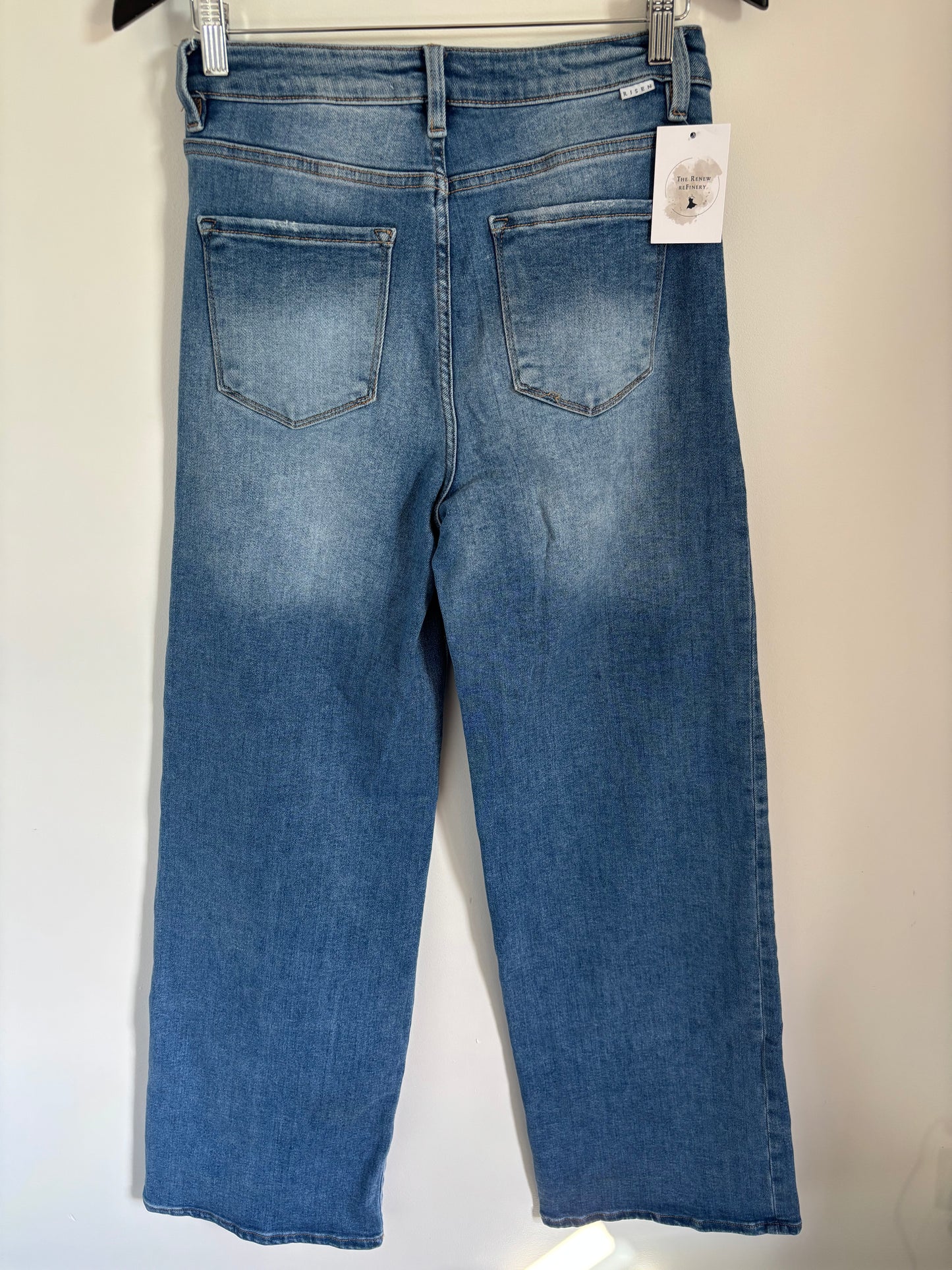 Risen Cece Wide High Rise Jeans | 7(28) Long Uncuffed