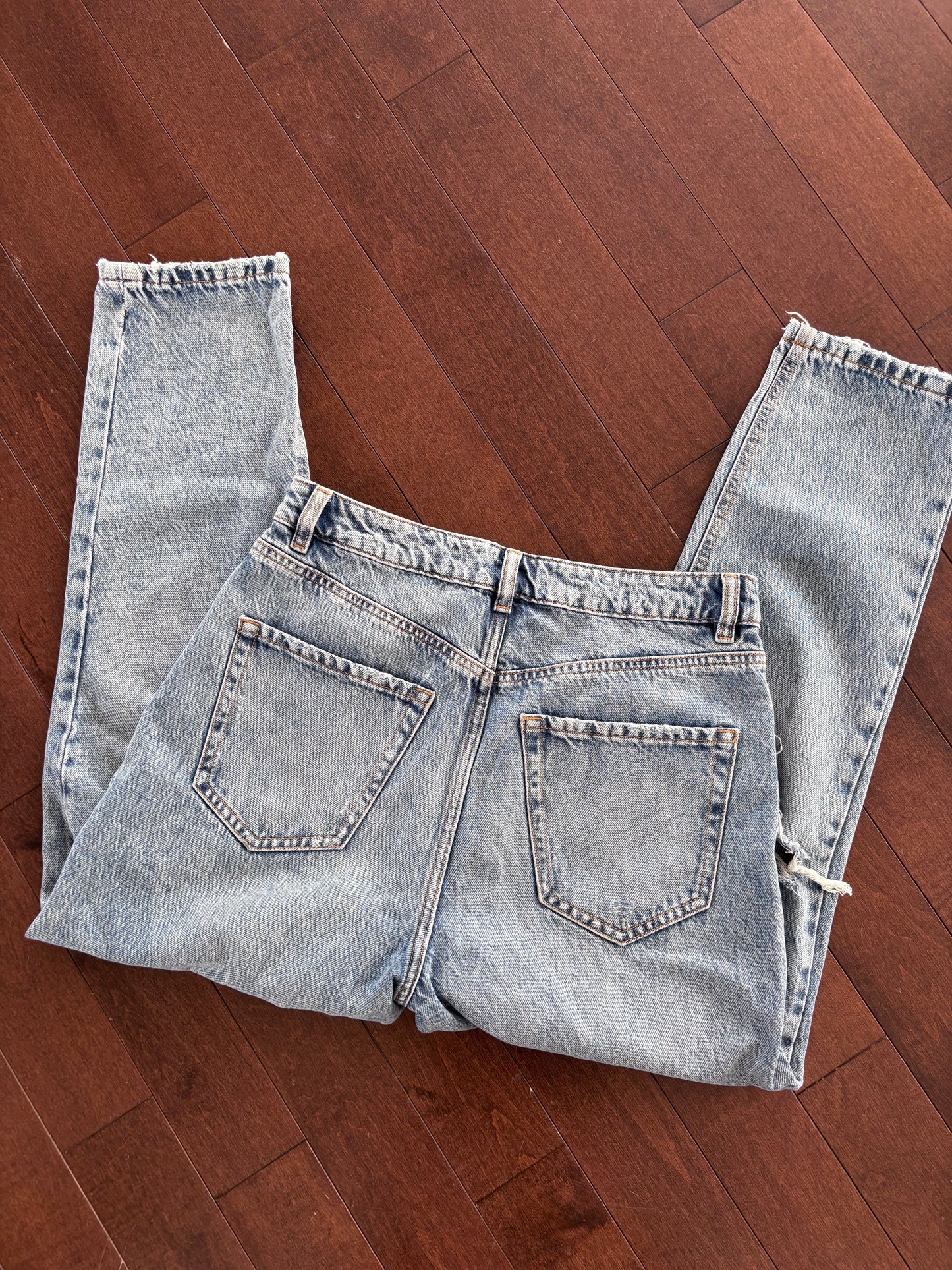 Dynamite Claudia Mom Jeans Distressed | Sz 28