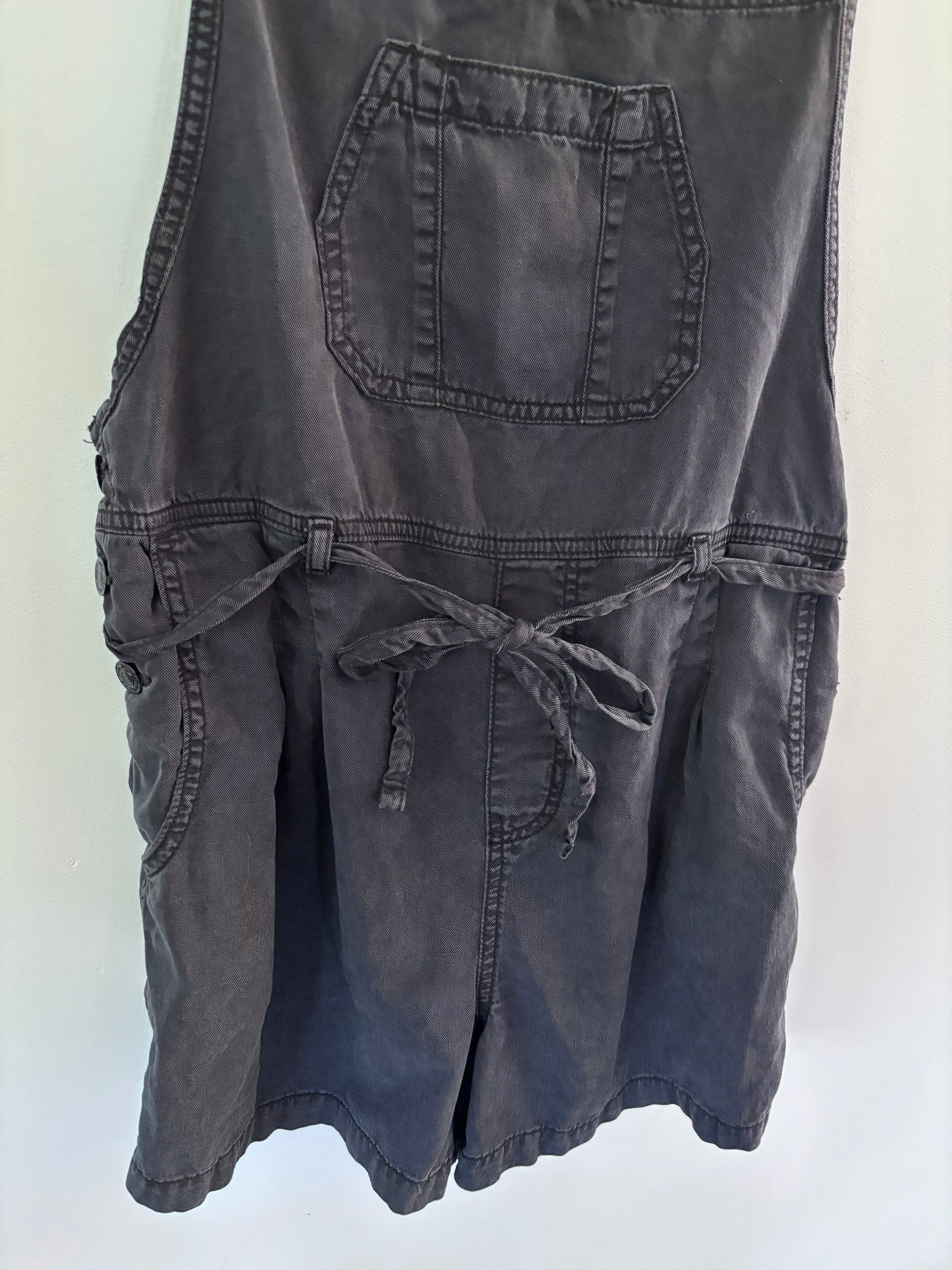 Maurice's Black Tencel/Cotton Shortalls | Sz Medium