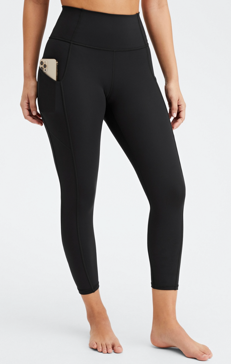 Fabletics PureLuxe High Rise Pocket Capri Leggings 24" | Sz Small (F18L9)