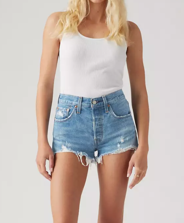 Levi 501 Classic Shorts Medium Wash | 28