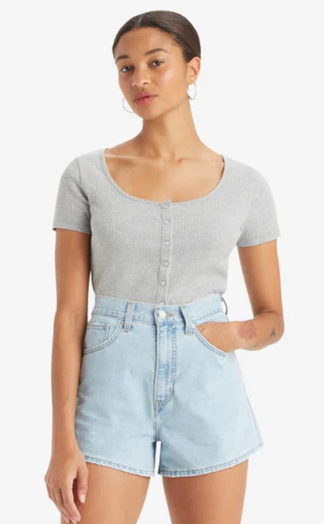 Levi's High Waist Mom Shorts | 27