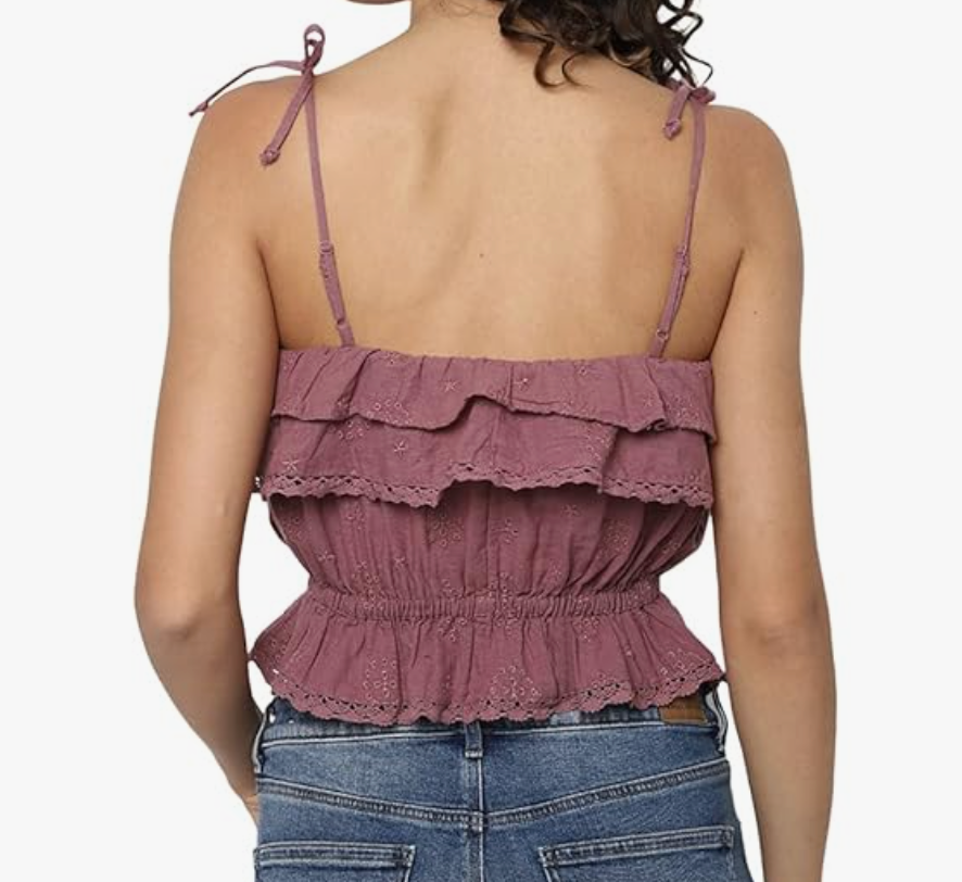 NWT American Eagle Ruffle Eyelet Top | Medium