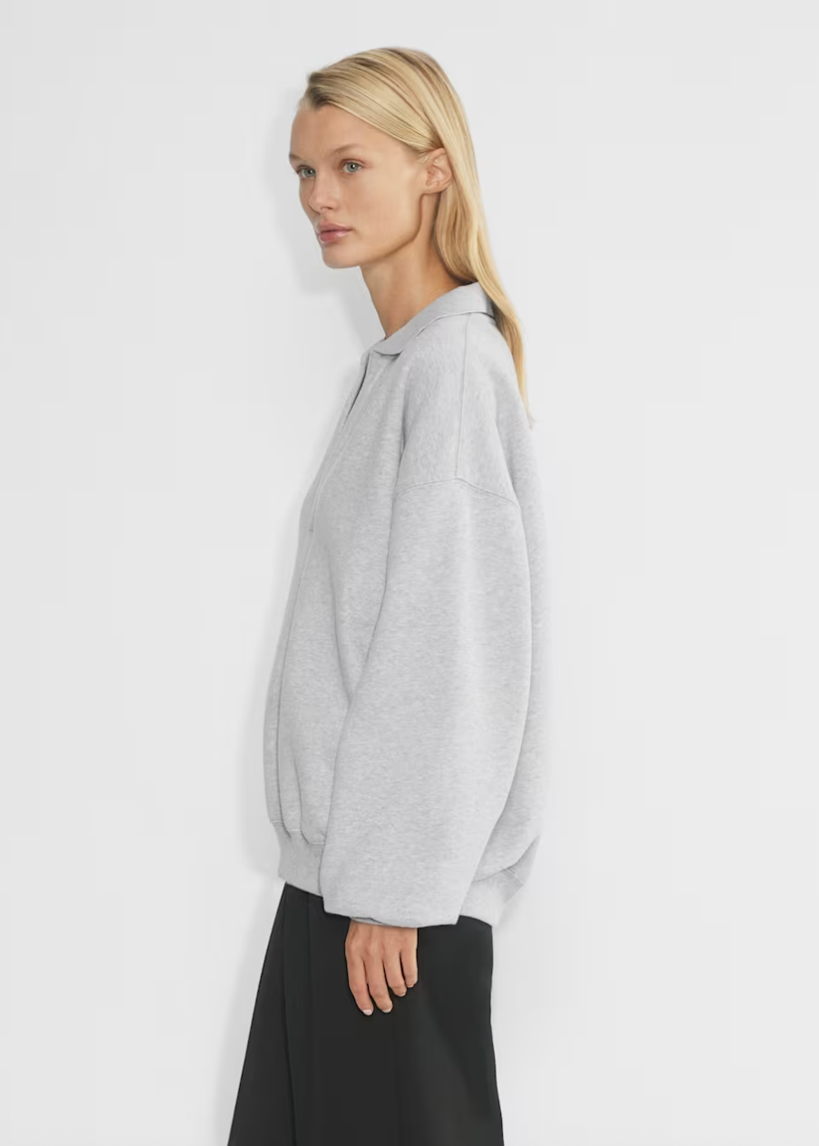 Aritzia MEGA FIT Polo Sweatfleece / Cozy Fleece | Small (fits also medium)