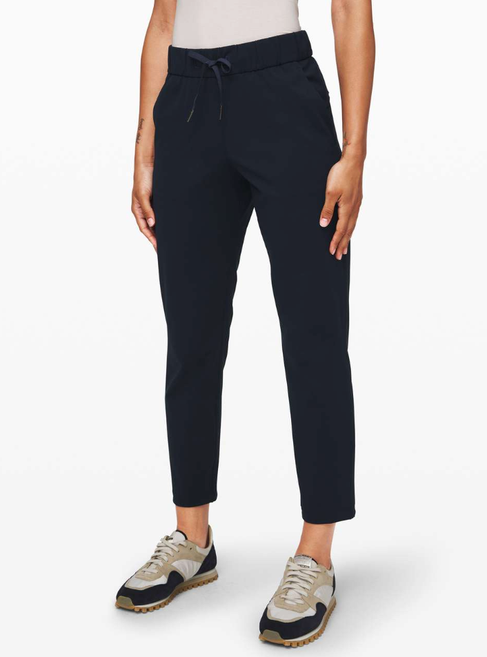 Lululemon On the Fly 7/8 Pant Woven Carbon Dust | Sz 8 / (N47S20)