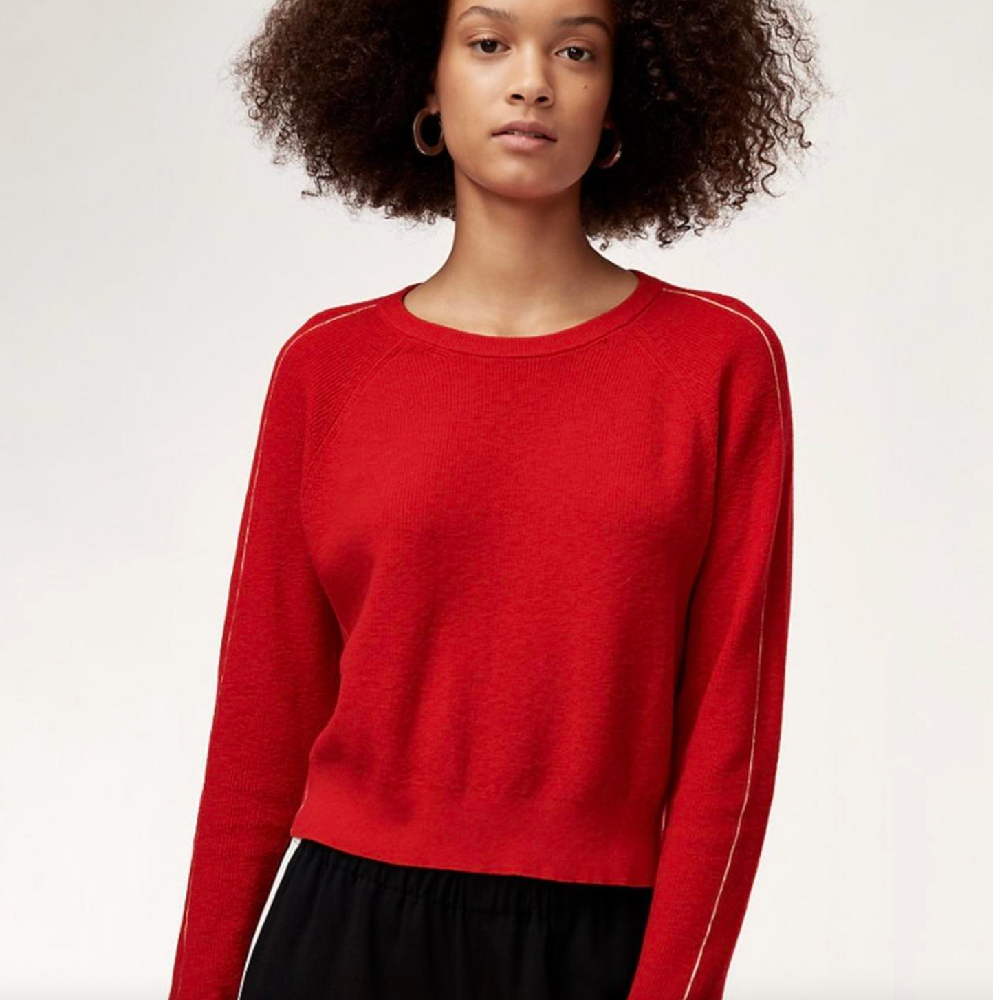 Aritzia Babaton Knit Cashmere Taupe Sweater | Sz Medium