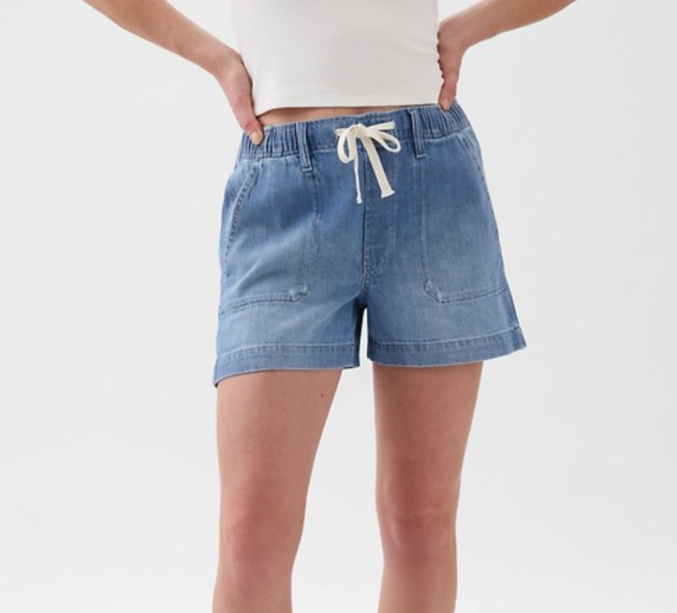Gap Soft Denim Easy Shorts | Medium