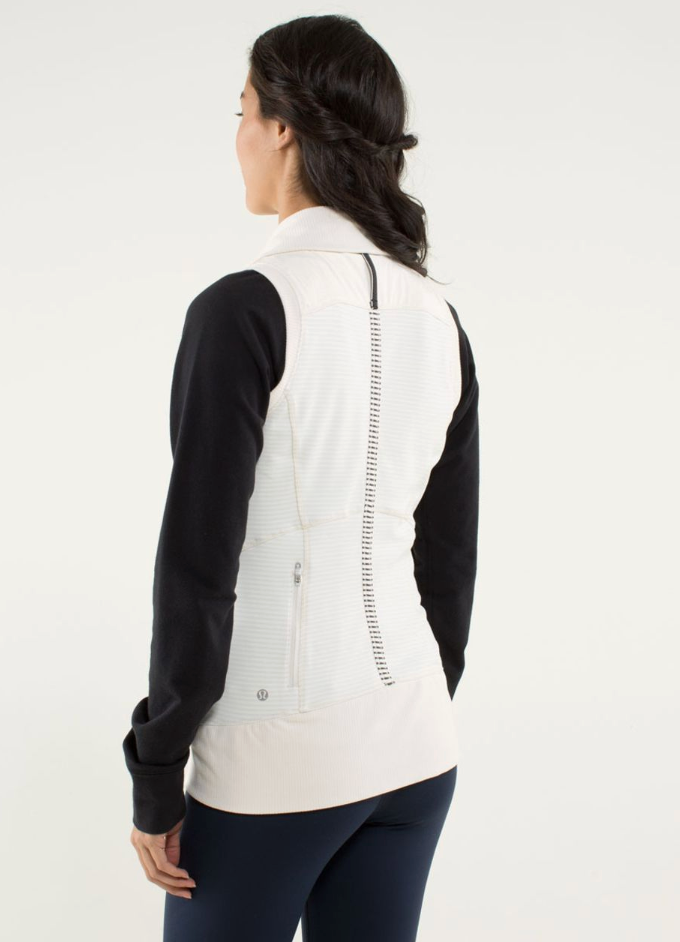 Lululemon Won't Stop Vest Hyper Stripe Angel Wing | Sz 6
