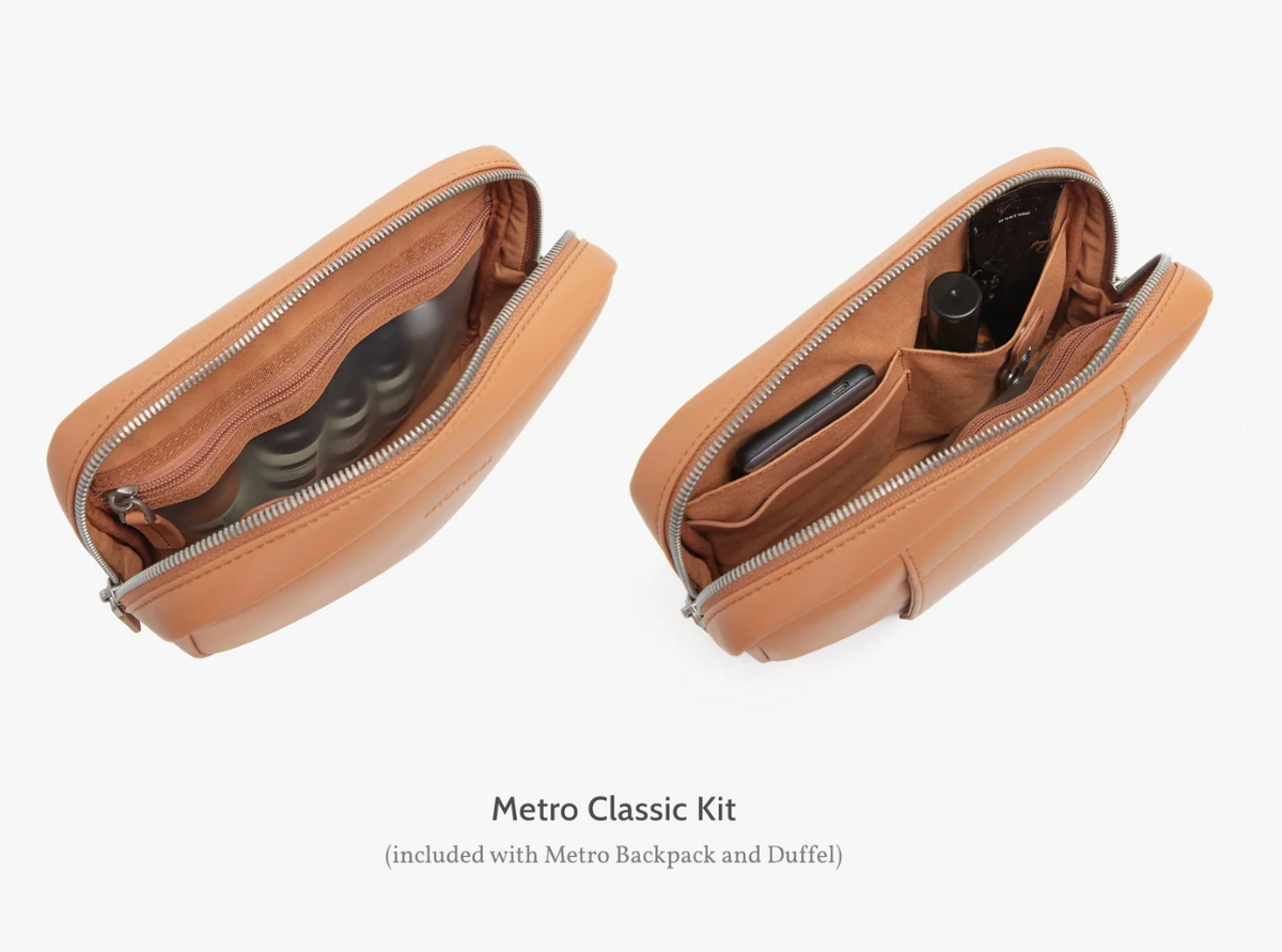 Monos Metro Duffel Bag Set in Saddle (flaw)