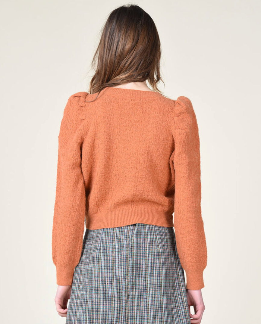 Lili Sidonio Puffed Shoulder Sweater | Sz XS (fits sz Small)