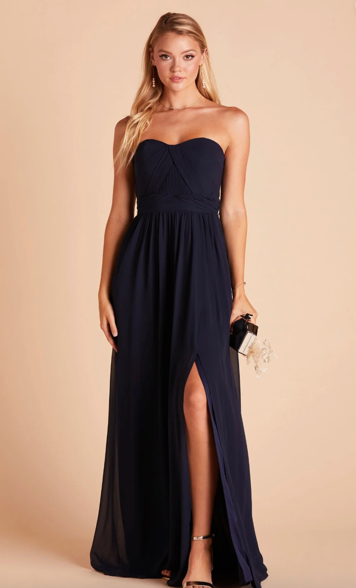 Dark Blue Dress Grace (9 Different Top Options) | Sz Large