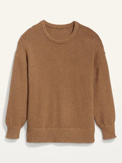 Old Navy Textured-Knit Tunic Sweater | Medium