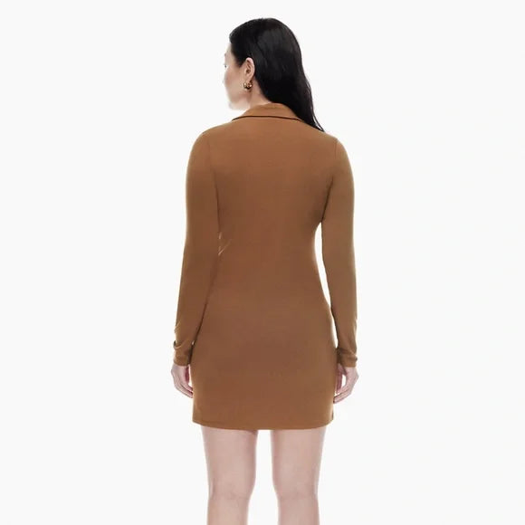 Wilfred/Aritzia Pose Button Down Jersey Shirt Dress | Large