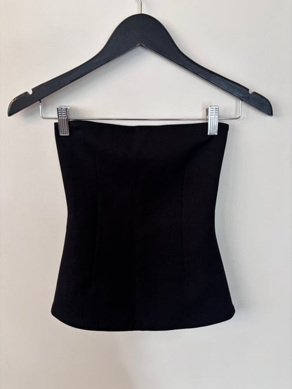 Zara Thick Cotton Blend Bandeau Top | Sz Small