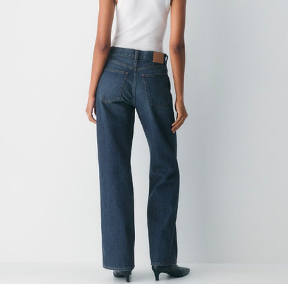 Denim Forum Farrah HR Wide Leg Light Wash | Sz 27 (waist taken in - can be undone)(M162K6)