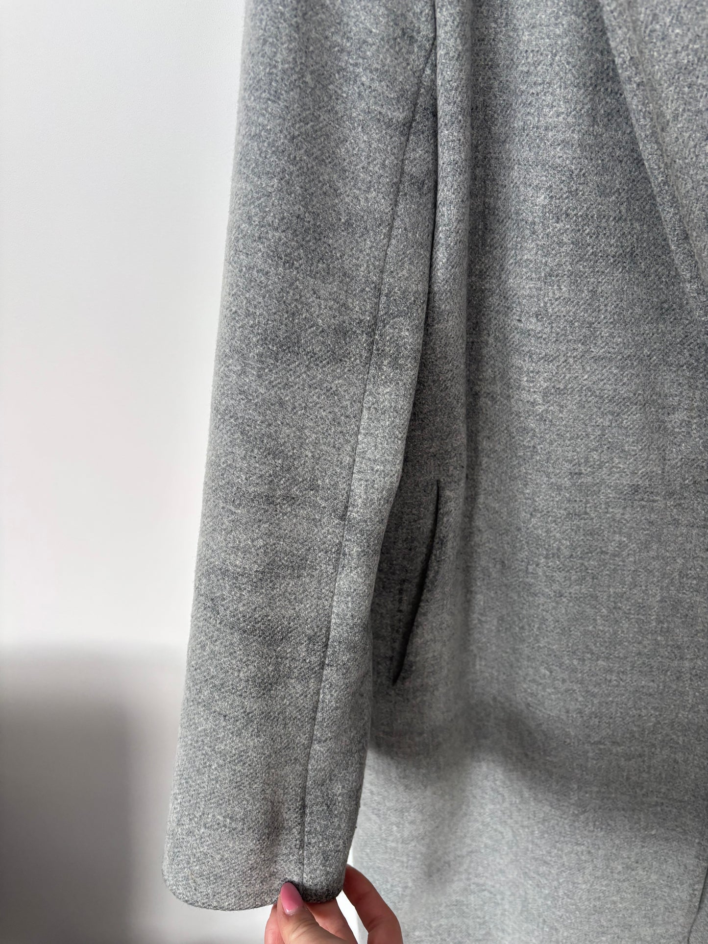 Babaton Grey Wool Stedman Coat | Sz Medium (M57C1)