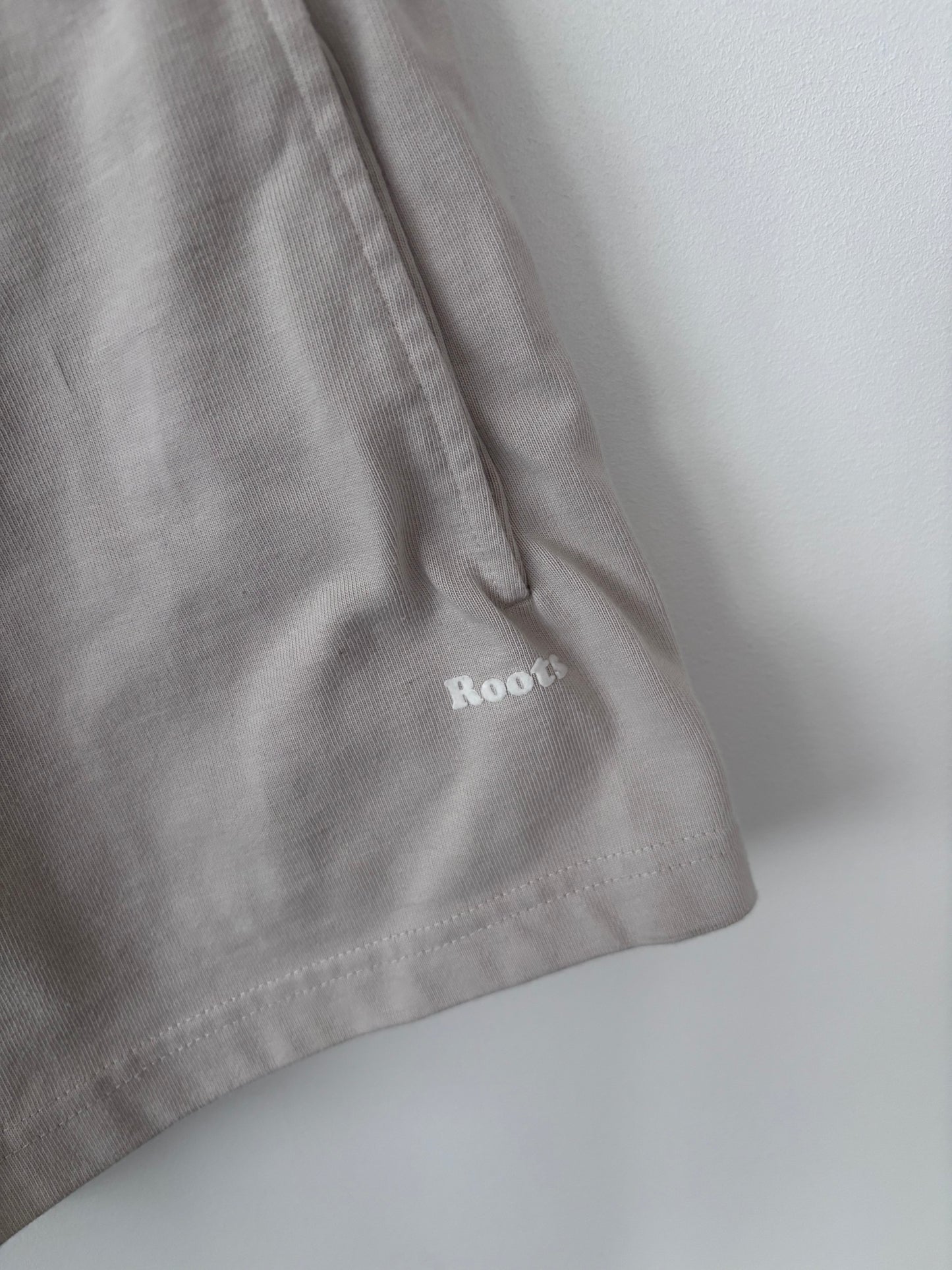 Roots Neutral Beige Sweat Shorts | Sz Small (matching top)