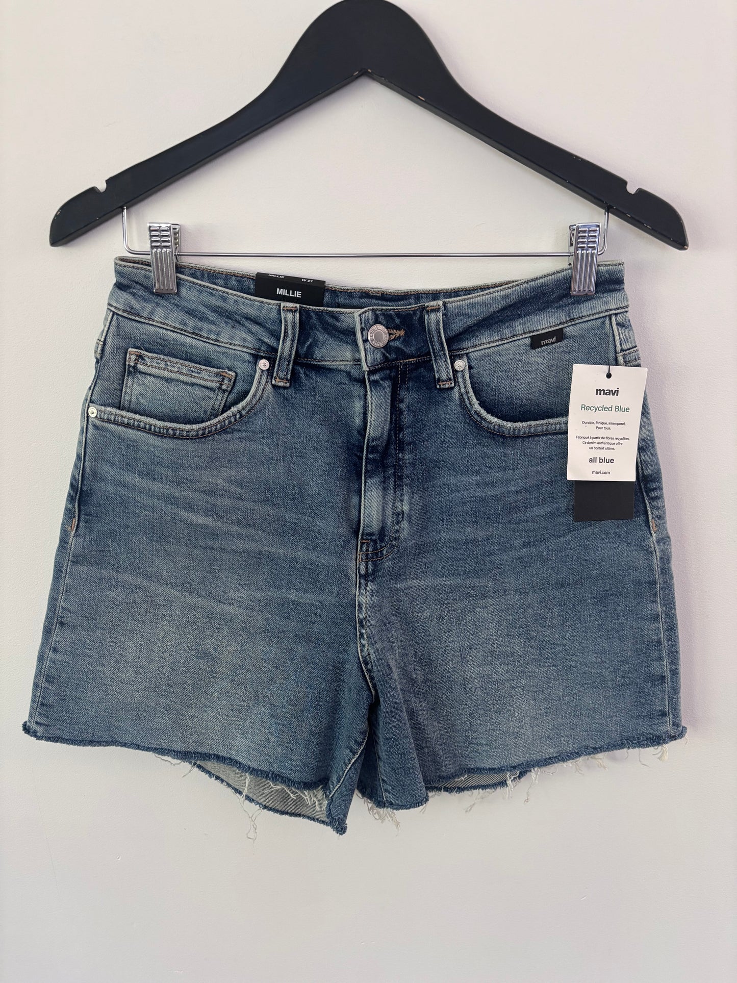 Mavi All Blue Millie Relaxed Shorts NWT | Sz 27 (fits 27/28)