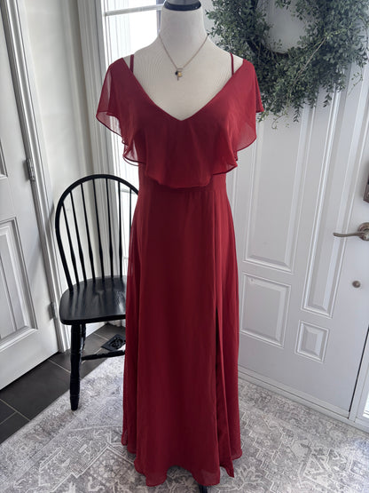 Azazie Convertible Dress (Rust) | Sz 12