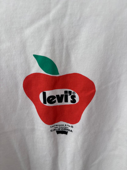 Levi's Cropped Jordie T-Shirt with Logo | Sz XL
