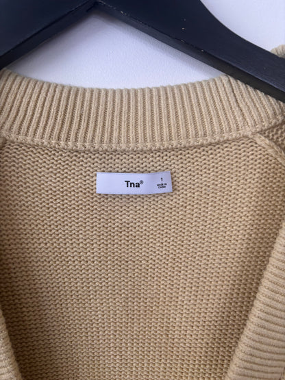 Aritzia TNA Barry Cardigan in Muted Yellow | Sz 1 (fits like large)