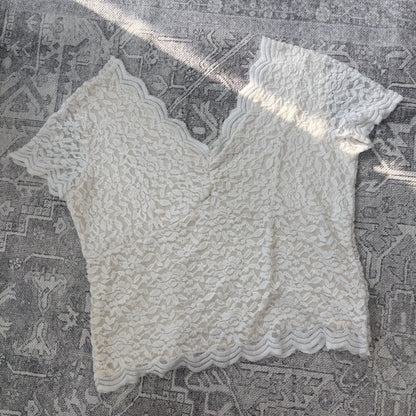 Kismet Floral Lace Top | Sz XL